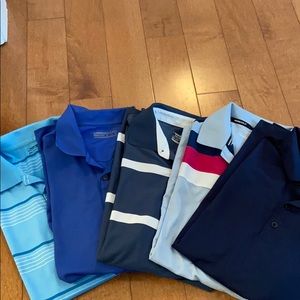 5 pairs of Nike golf shirts size medium
